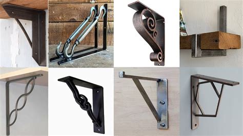 how to trim metal shelf bracket|diy metal shelf brackets.